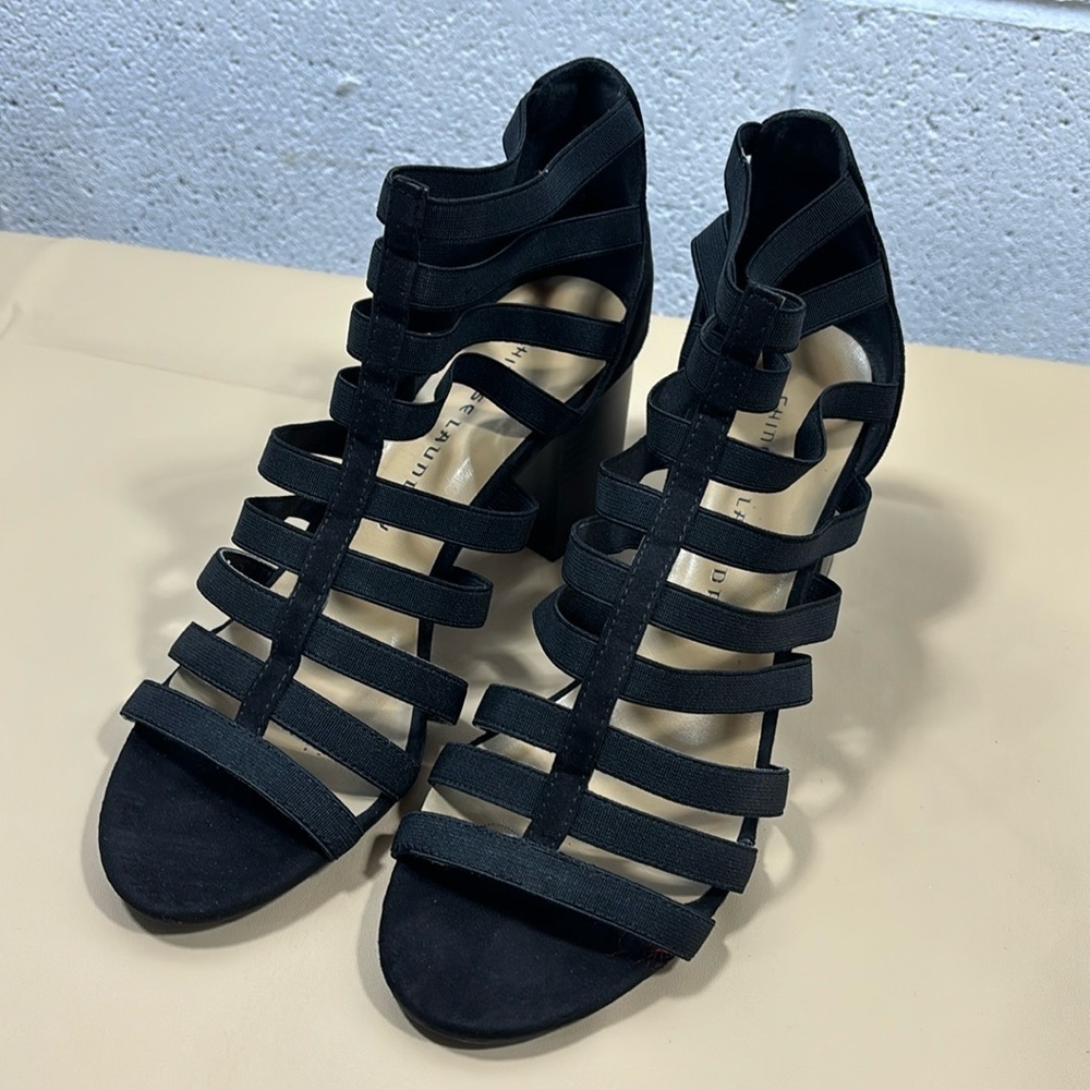Open toe stretchy cleopatra style heels​​​​​​​​​​